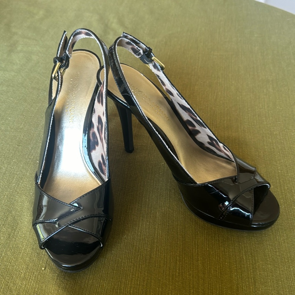 Christian Siriano black shoes